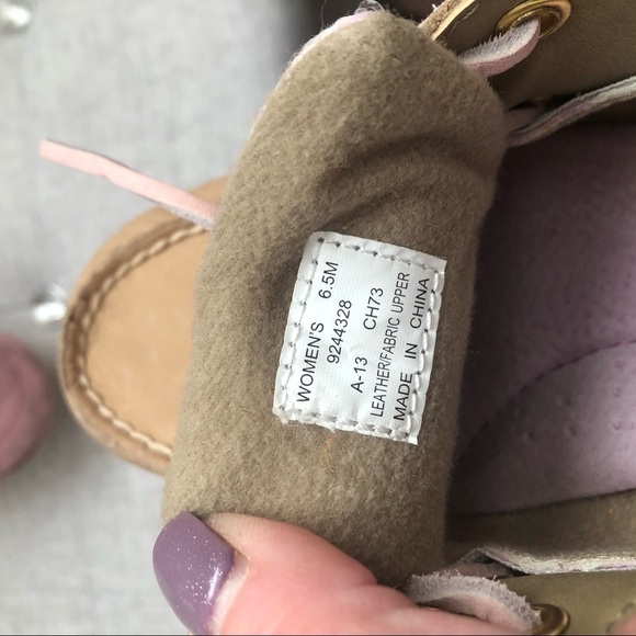 Sperry Top Sider Ladies Leather Boat Shoes - Picture 9 of 9